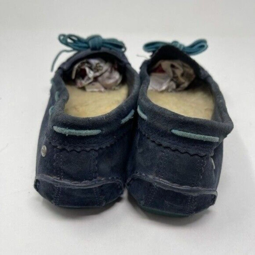 UGG Meena womans moccasins blue BoxC Sherpa - Picture 5 of 9